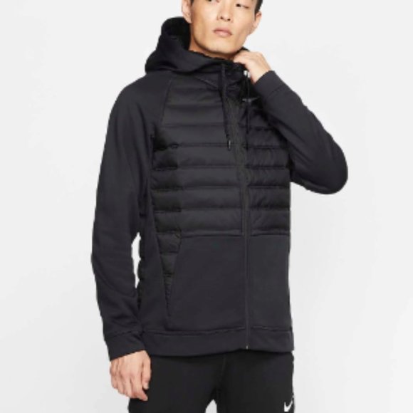 nike therma full zip hoody mens